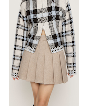 PLEATS ショートスカート