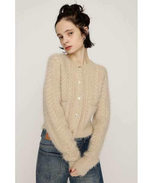 SHINY CABLE カーディガン