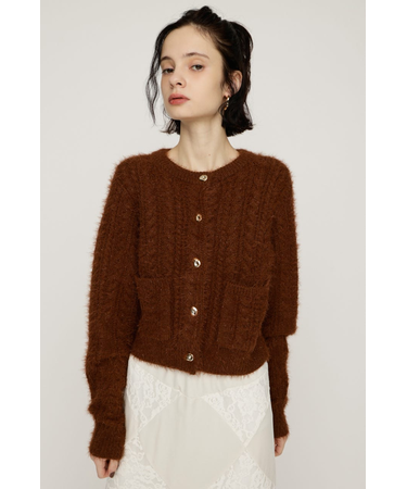 SHINY CABLE カーディガン