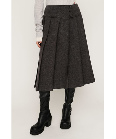 KNITTING PLEATS スカート