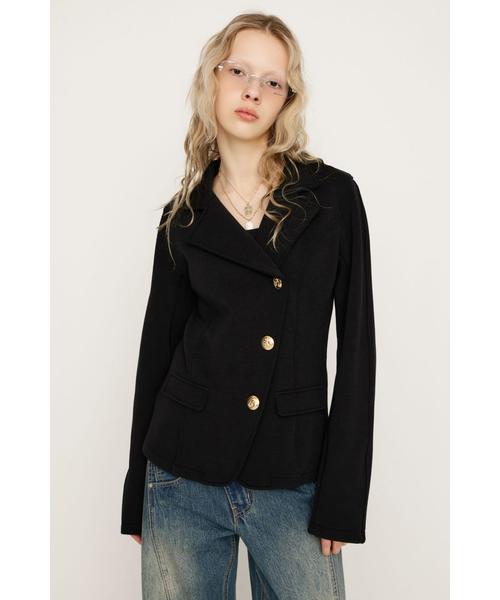 KNITTING MANNISH TAILORED ジャケット｜スライの通販｜&mall（アンド