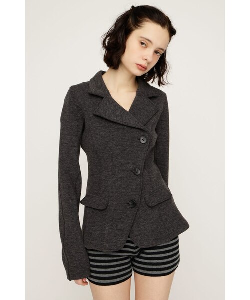 SLY 完売品 KNITTING MANNISH TAILORED ジャケット KNITTING MANNISH TAILORED ジャケット｜スライの通販｜&mall（アンド