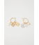 HOOP CHARM ピアス
