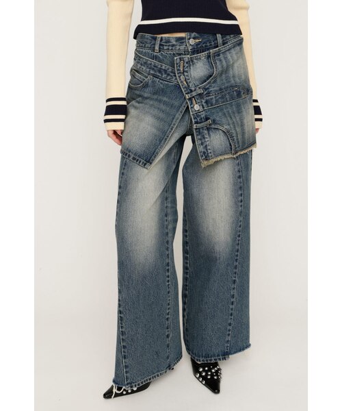 OVERDYE JW LAYERED FLARE PT-BE｜スライの通販｜&mall（アンドモール