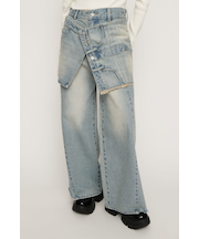REMAKE ASYMMETRY L／W DENIM パンツ