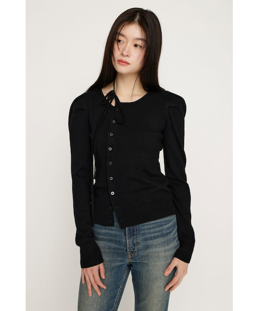 CURVE RIBBON HG PUFF トップス