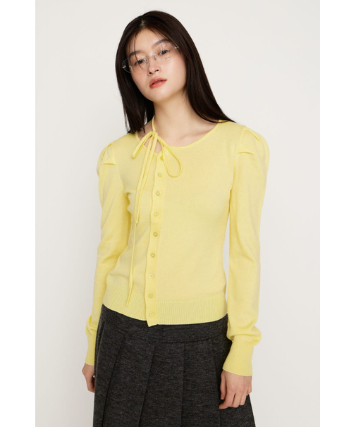 CURVE RIBBON HG PUFF トップス