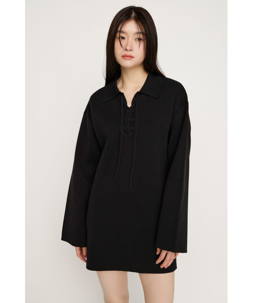 SKIPPER LACE UP ショートワンピース