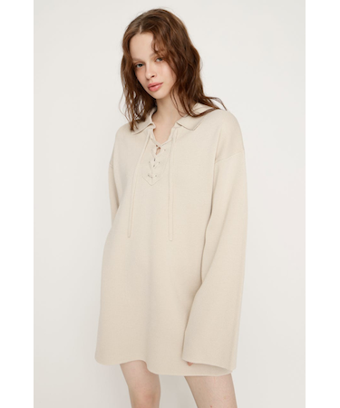 SKIPPER LACE UP ショートワンピース