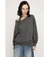 ASYMMETRY NECK LOOSE トップス