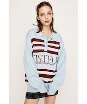 FRONT LOGO POLO トップス