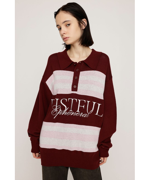 FRONT LOGO POLO トップス