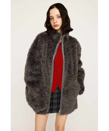 CURLED BOA ブルゾン