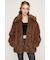 BIG COLLAR FUR コート