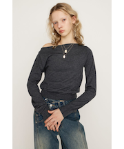 OFF SHOULDER 2WAY HG トップス