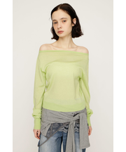 OFF SHOULDER 2WAY HG トップス