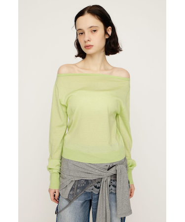 OFF SHOULDER 2WAY HG トップス
