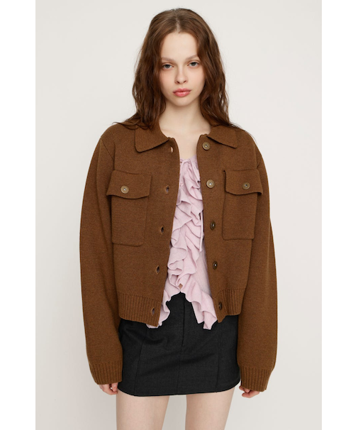 FRONT BUTTON KNIT カーディガン