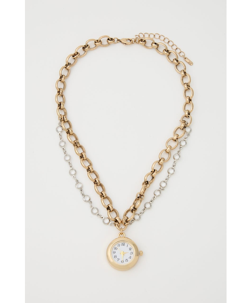 CLOCK MOTIF ネックレス
