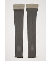 LAYERED SHEER LEG WARMER