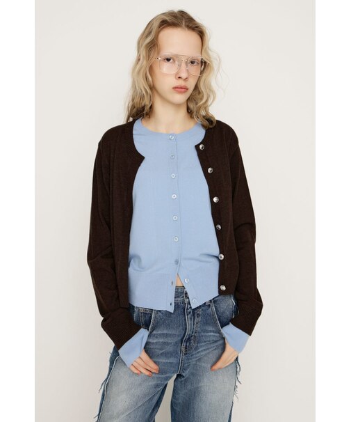 LAYERED LIKE KNIT トップス