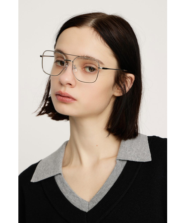 SQUARE METAL FLAME アイウェア