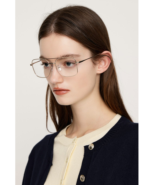 SQUARE METAL FLAME アイウェア