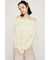 TUCKED OFFSHOULDER トップス