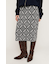 JQ CHECK KNIT ミドルスカート