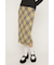 JQ CHECK KNIT ミドルスカート