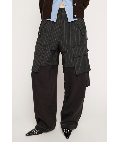 KNIT DOCKING CARGO パンツ