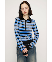 HG KNIT POLO トップス