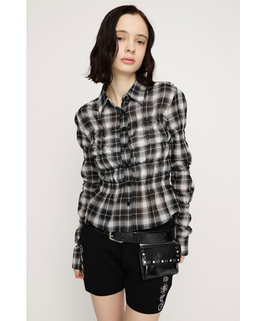 RANDOM SHIRRING トップス