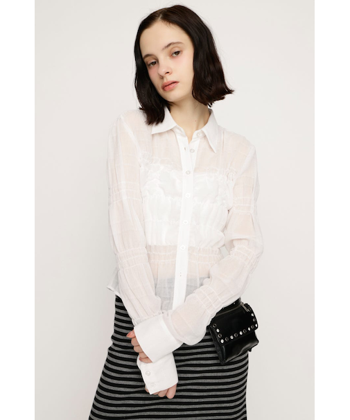 RANDOM SHIRRING トップス