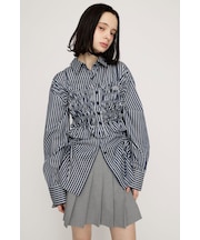 BUSTIER LAYERED GATHER シャツ