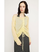 SHEER KNIT トップス