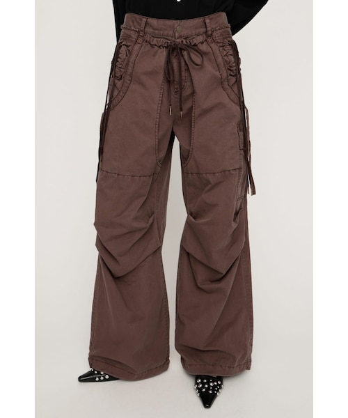 SNSで話題！】TUCK WIDE WOVEN パンツ｜スライの通販｜&mall（アンド