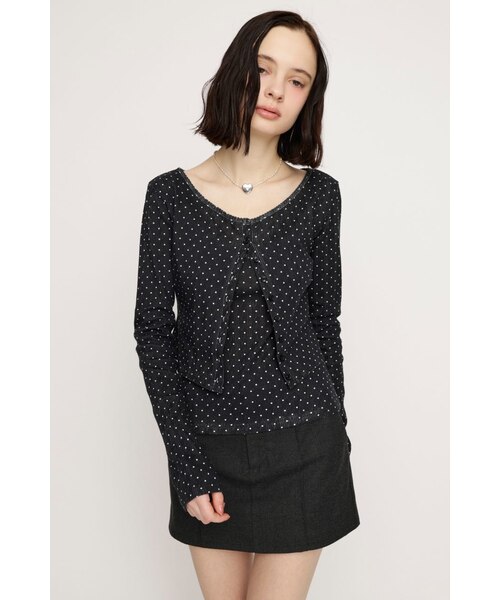 新品未使用タグ付き☆SLY　S LINE EYELET 2P SNSで話題！】S LINE EYELET 2P｜スライの通販｜&mall（アンドモール