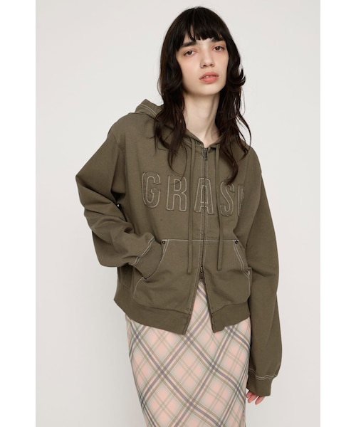 SNSで話題！】APPLIQUE LOGO HOODIE｜スライの通販｜&mall（アンド
