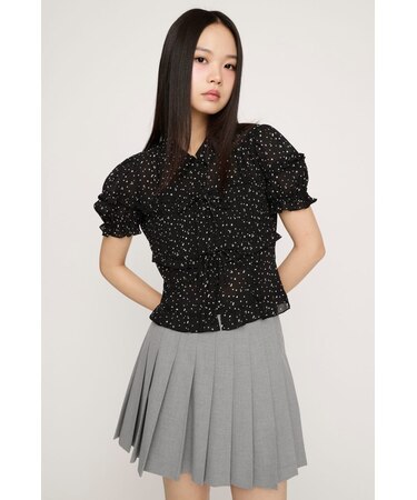 TINY DOTS FRILL ブラウス