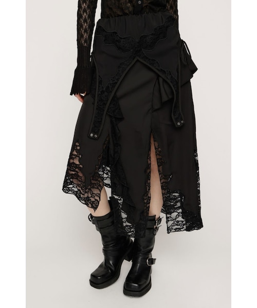 pois マシュマロプルオーバー　スカート　ブラック goods_09_357365_3x4.jpg
