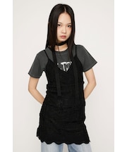 KNIT FRILL CAMI トップス
