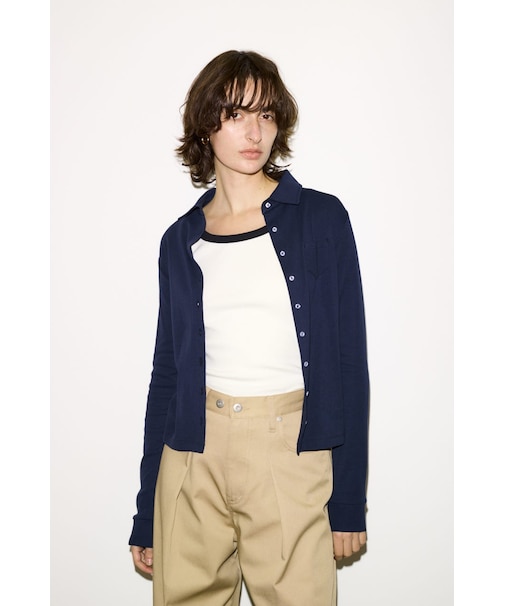 【THROW】COTTON FLYSE PK シャツ
