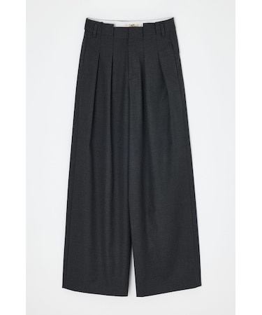 【THROW】L／W TUCK WIDE トラウザー