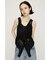 ASYMMETRY PATCHWORK LACE GILET