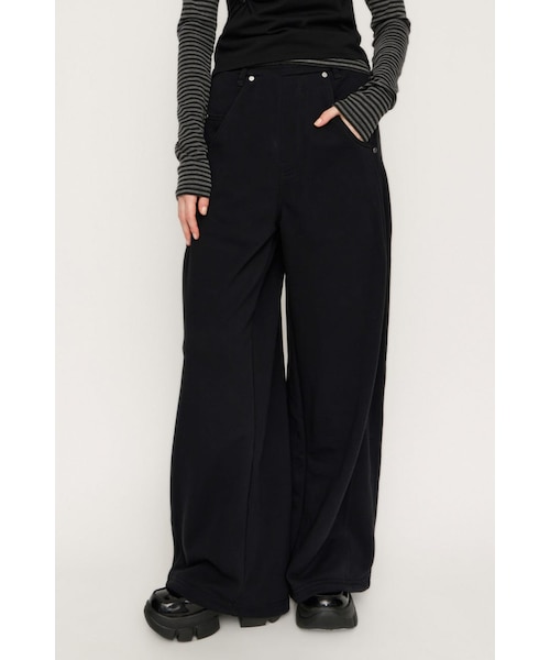 DENIM DETAIL SW パンツ SLY スウェット デニム DENIM DETAIL SW パンツ｜スライの通販｜&mall（アンドモール）三井