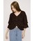 CUT LACE RUFFLE ブラウス