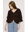 CUT LACE RUFFLE ブラウス