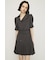 ASYMMETRY PLEATS ショートワンピース