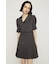 ASYMMETRY PLEATS ショートワンピース